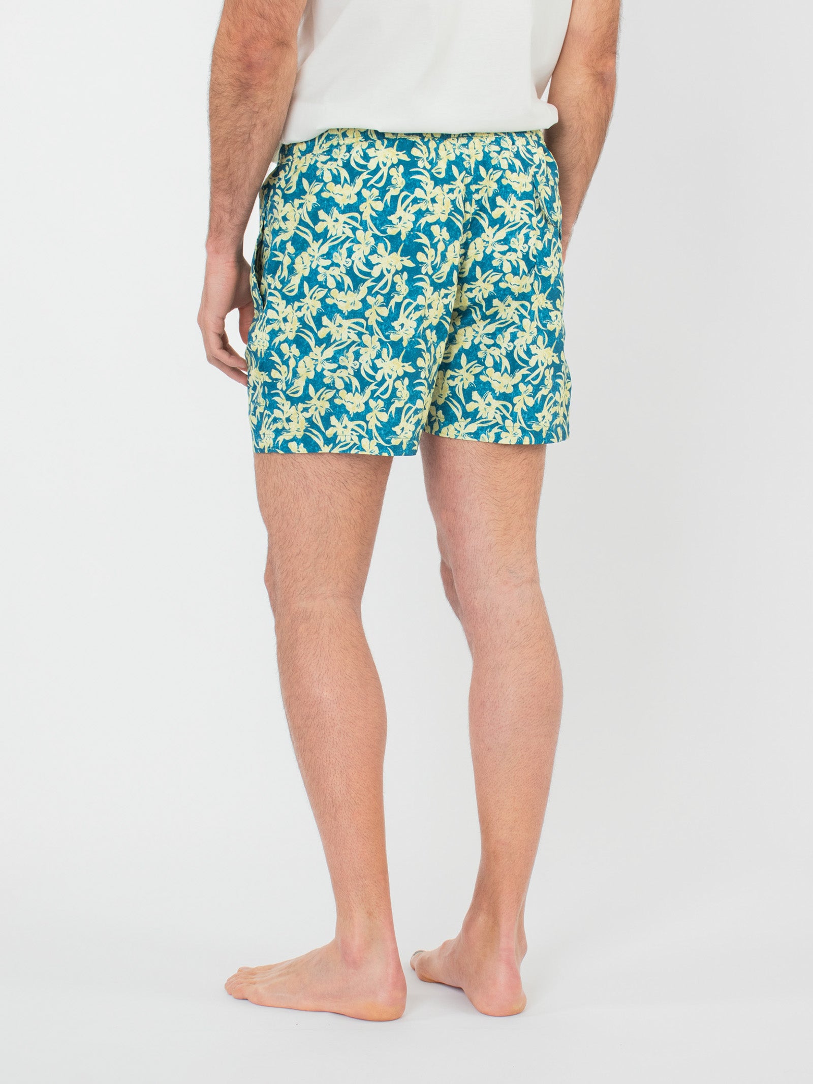 Print swim shorts