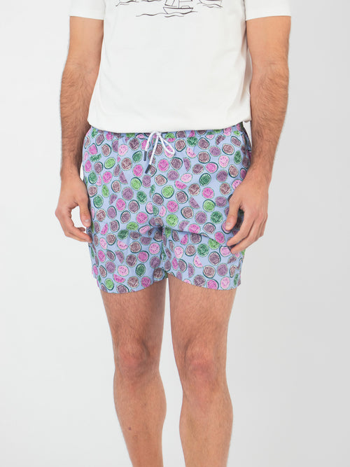Watermelon print swim shorts