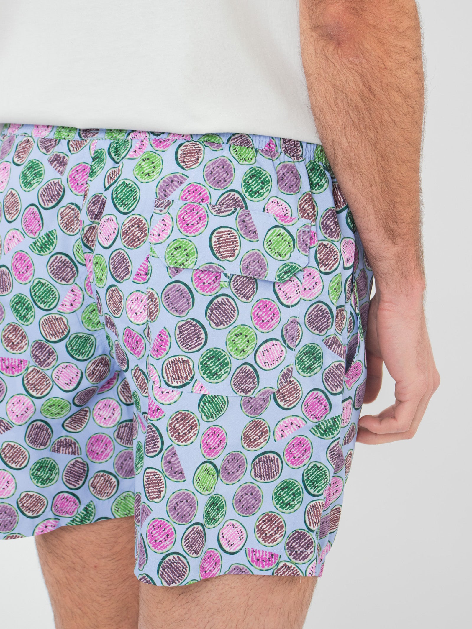 Watermelon print swim shorts
