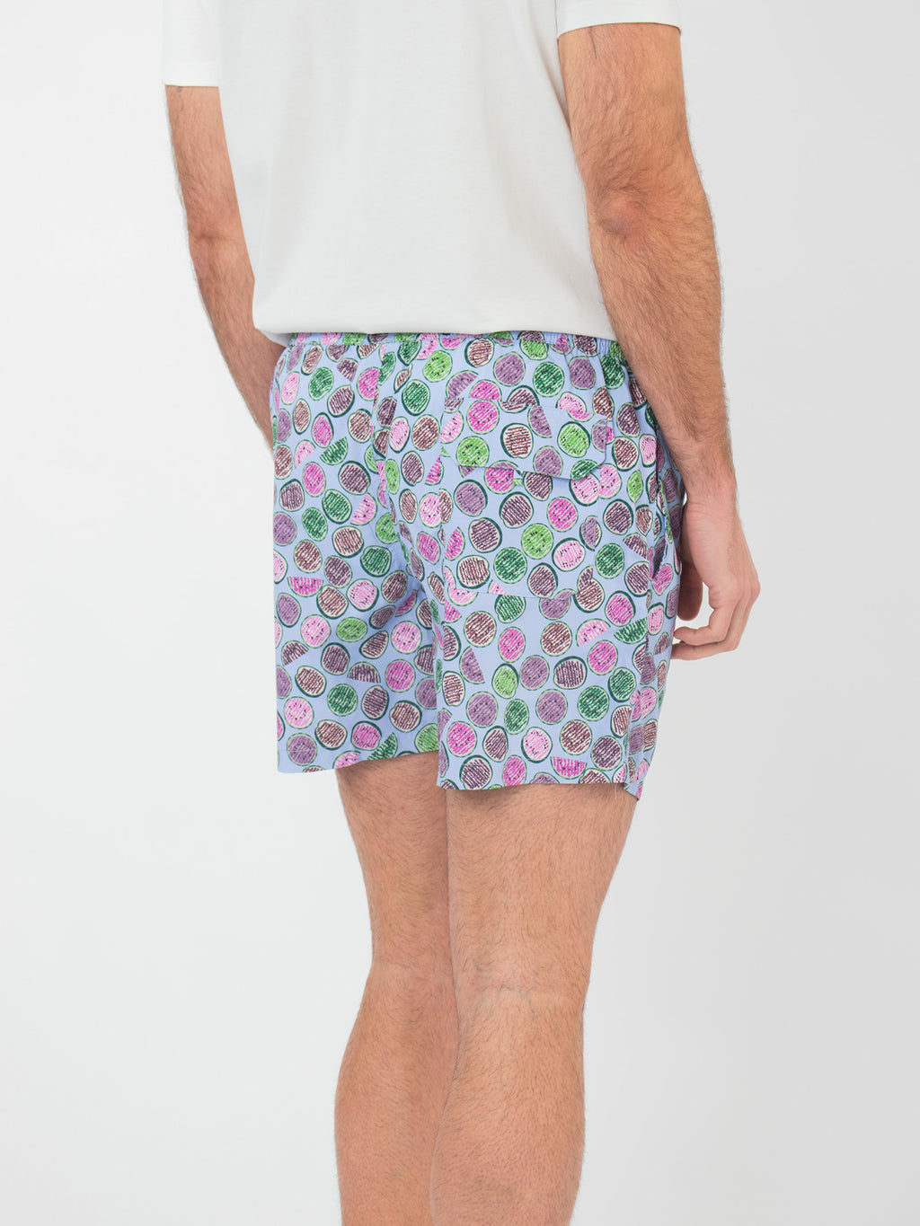 Watermelon print swim shorts