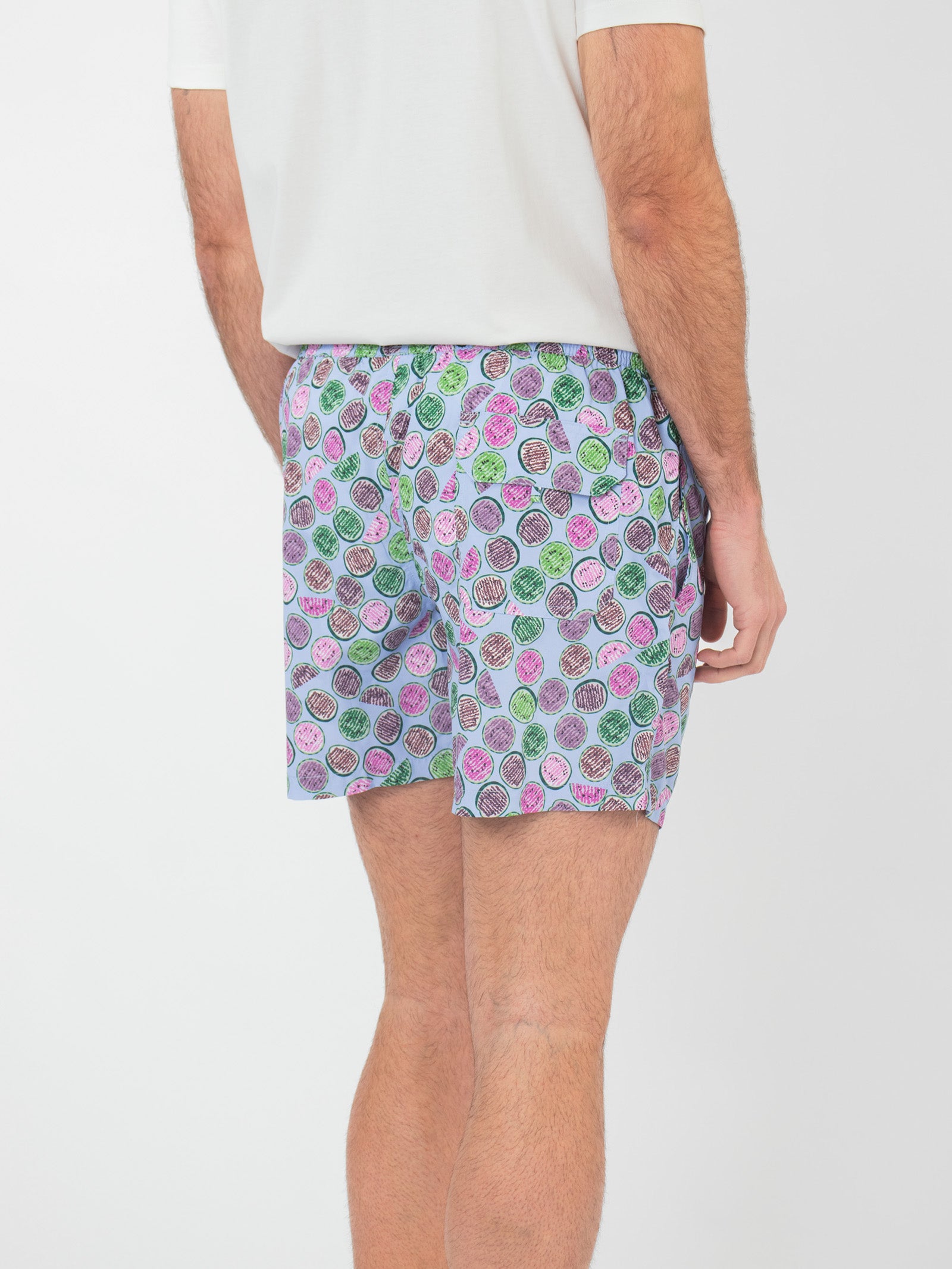 Watermelon print swim shorts