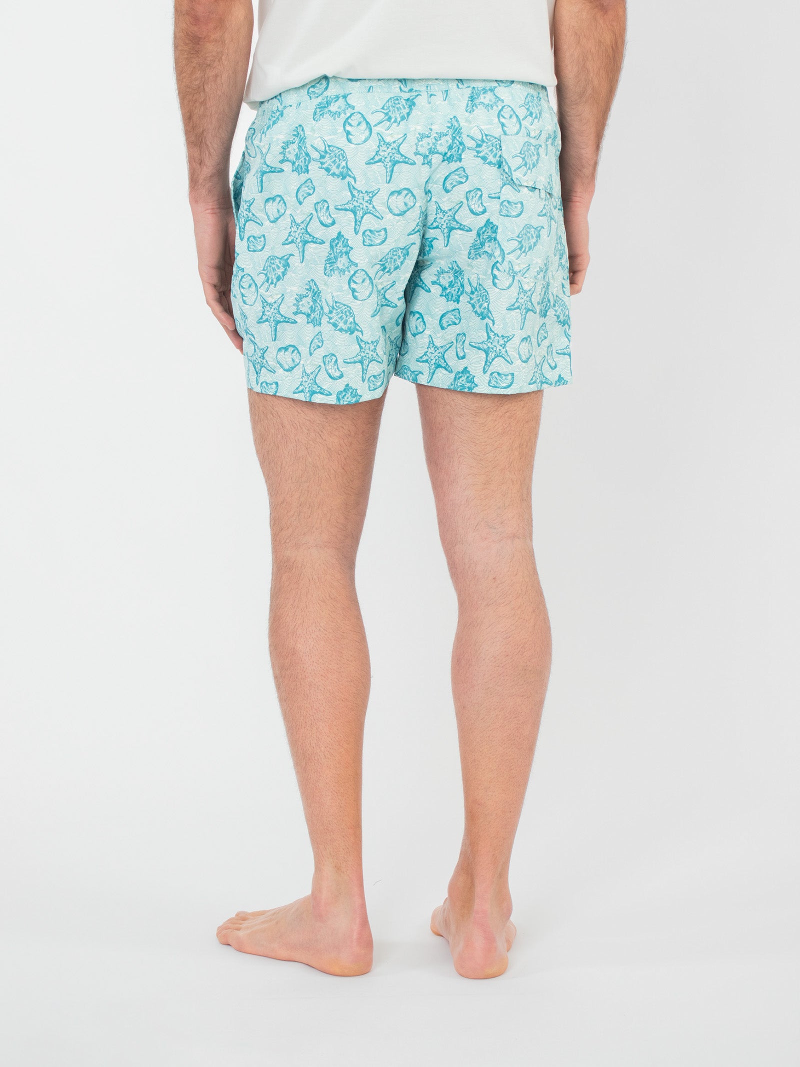 Ocean print swim shorts