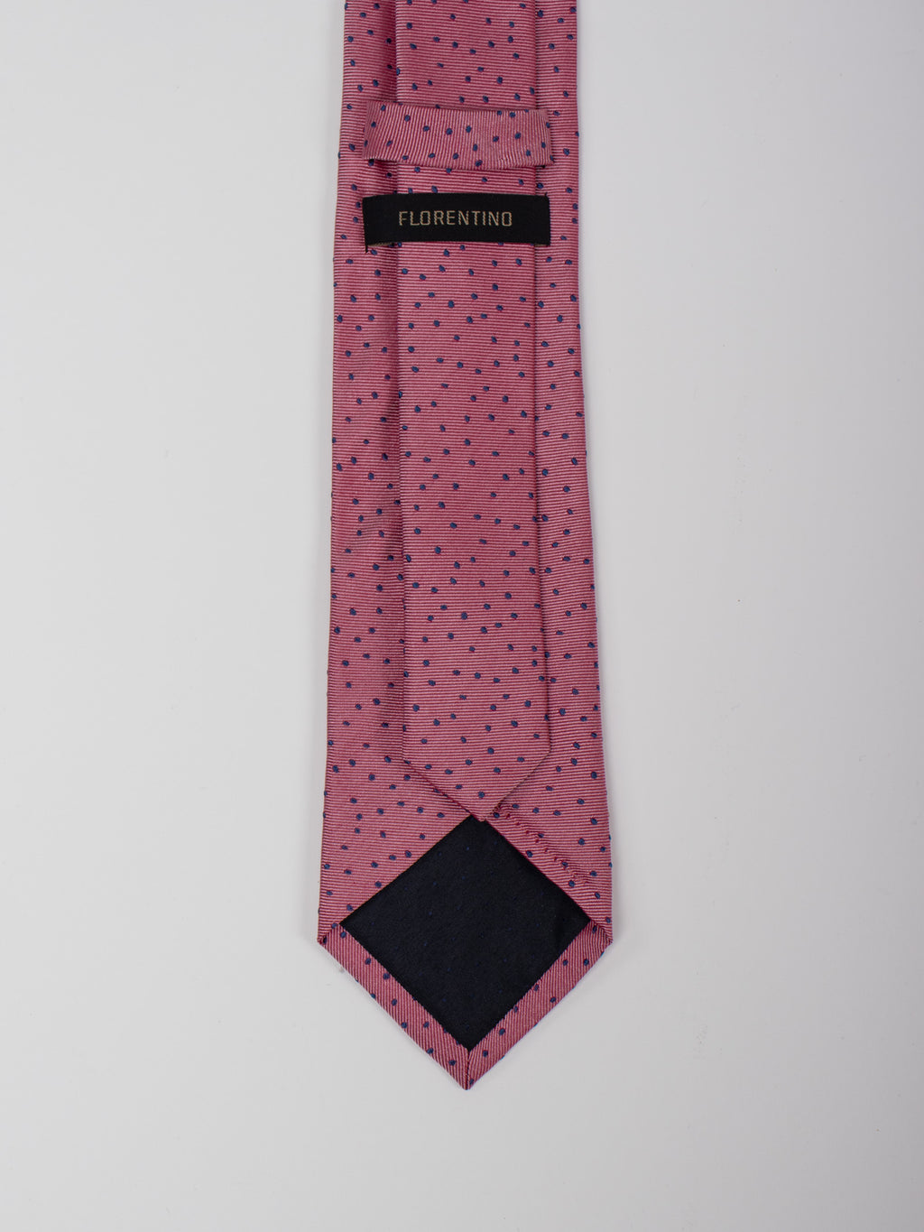 Silk twill polka dots tie