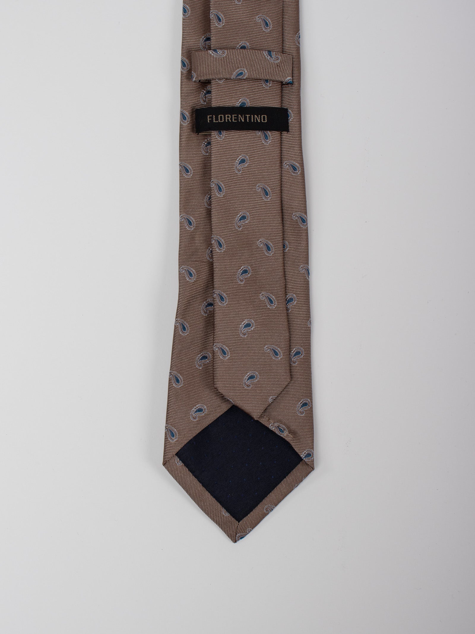 Silk paisley tie