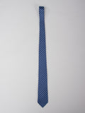 Silk geometric tie