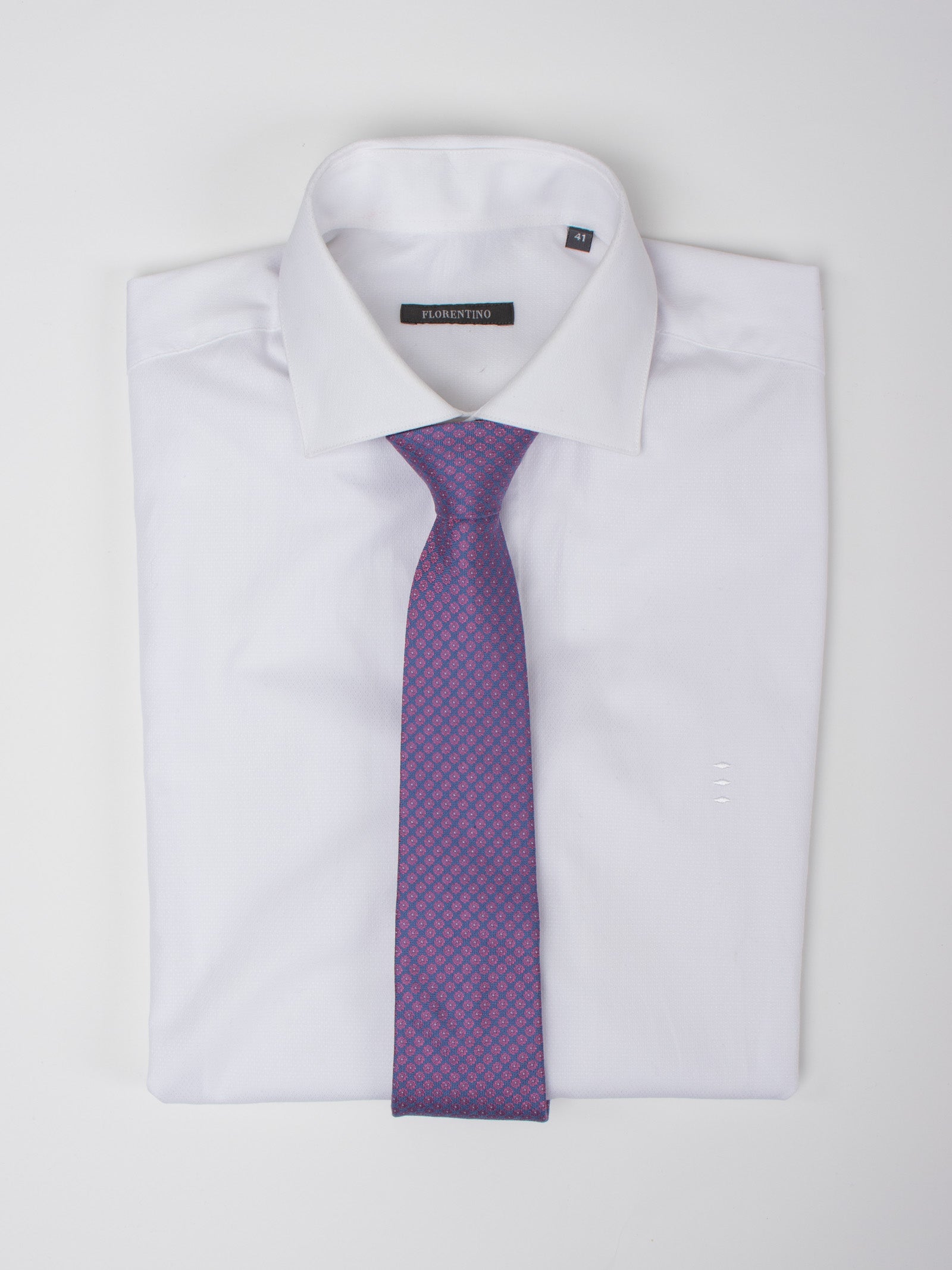 Silk floral tie