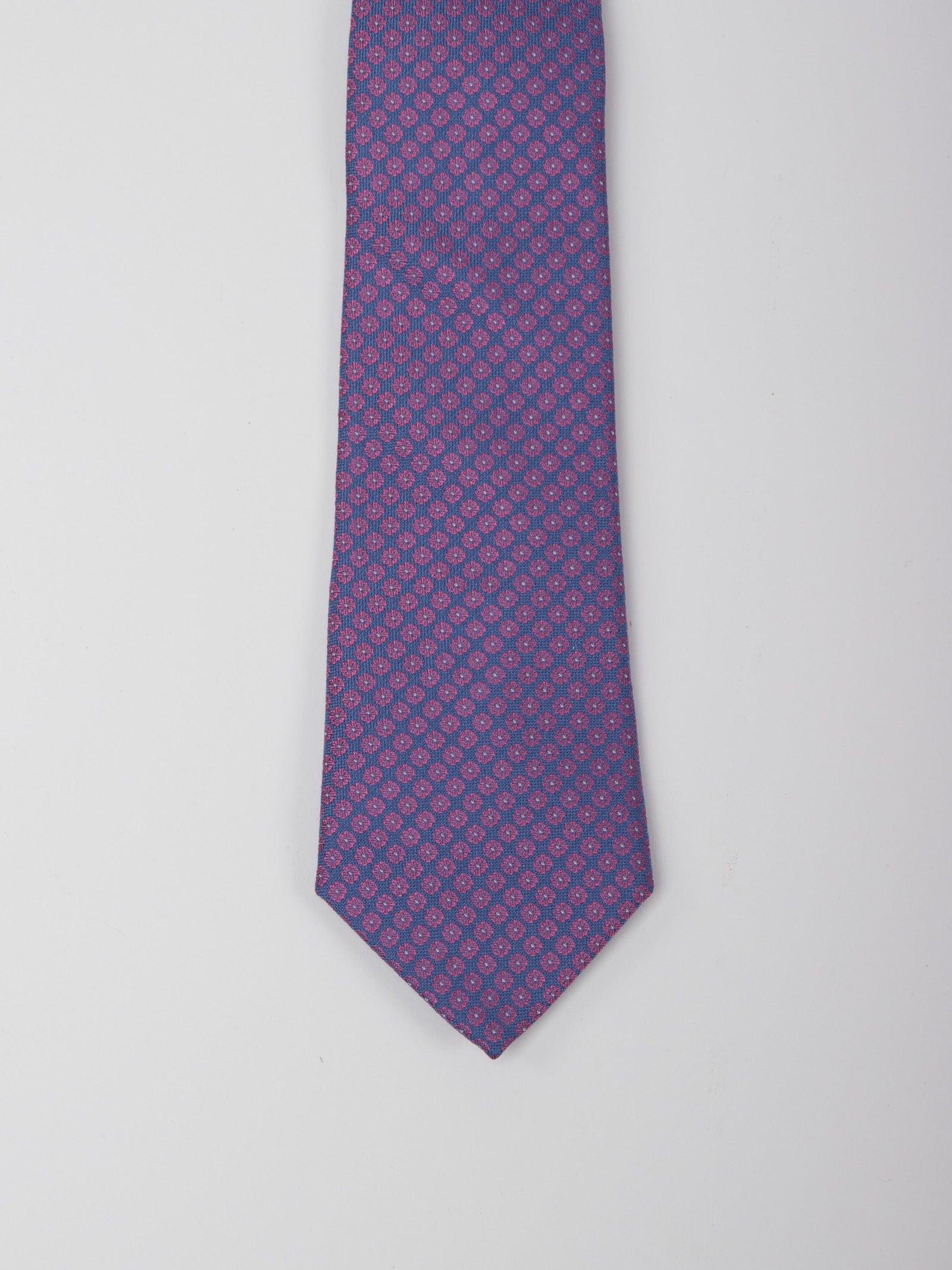 Silk floral tie