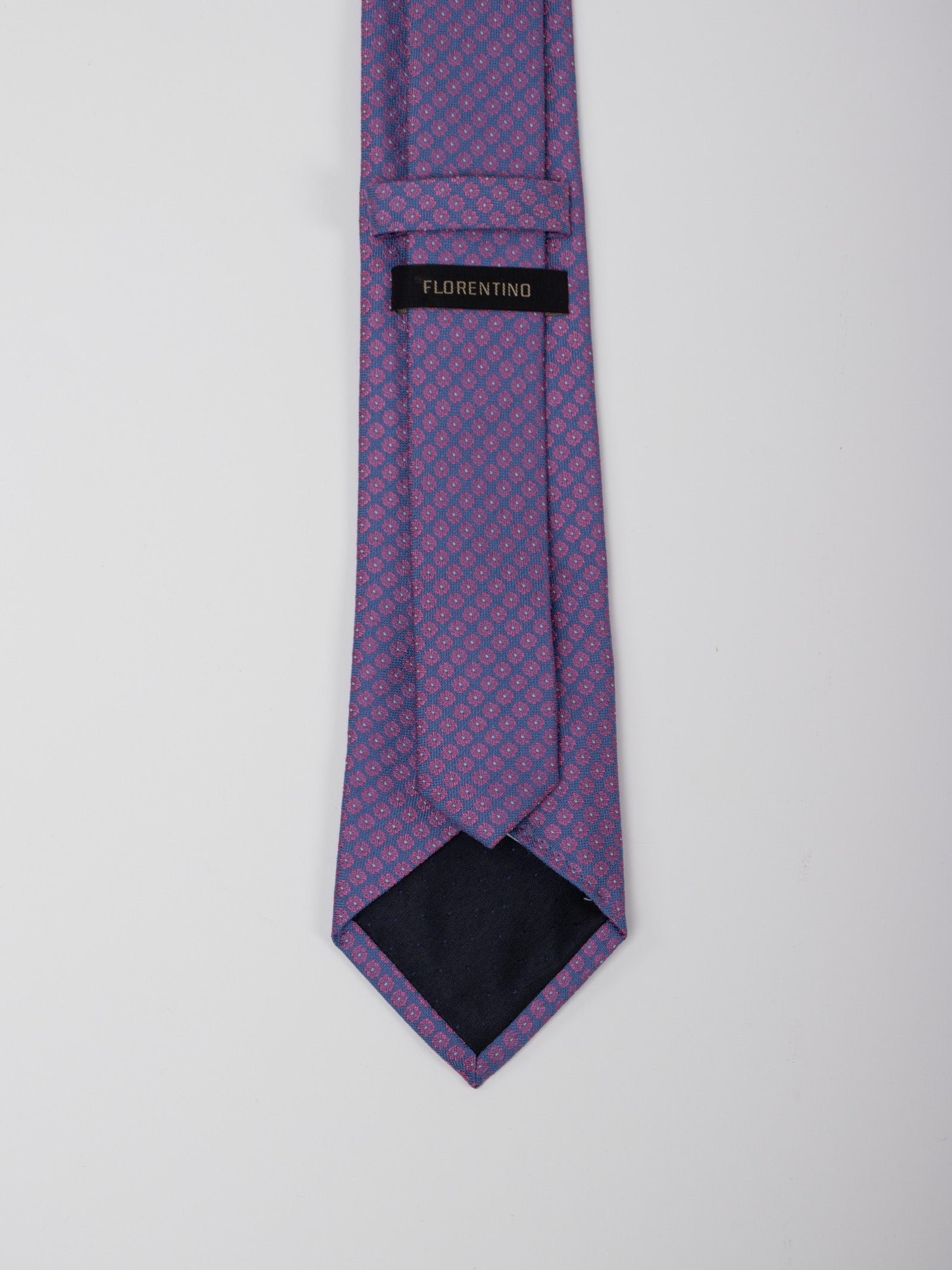 Silk floral tie
