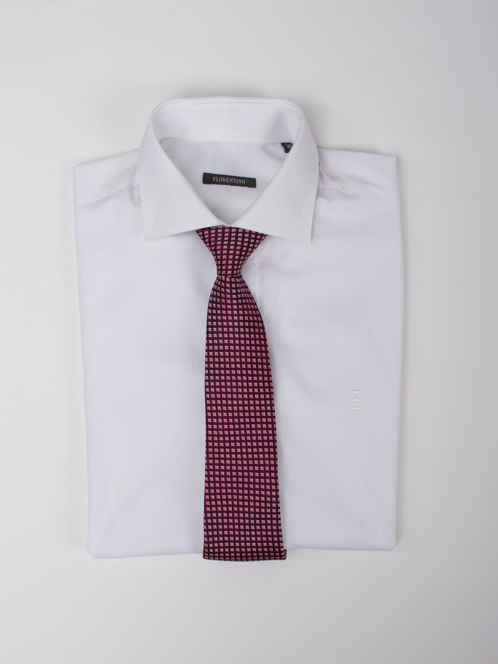 Silk geometric tie
