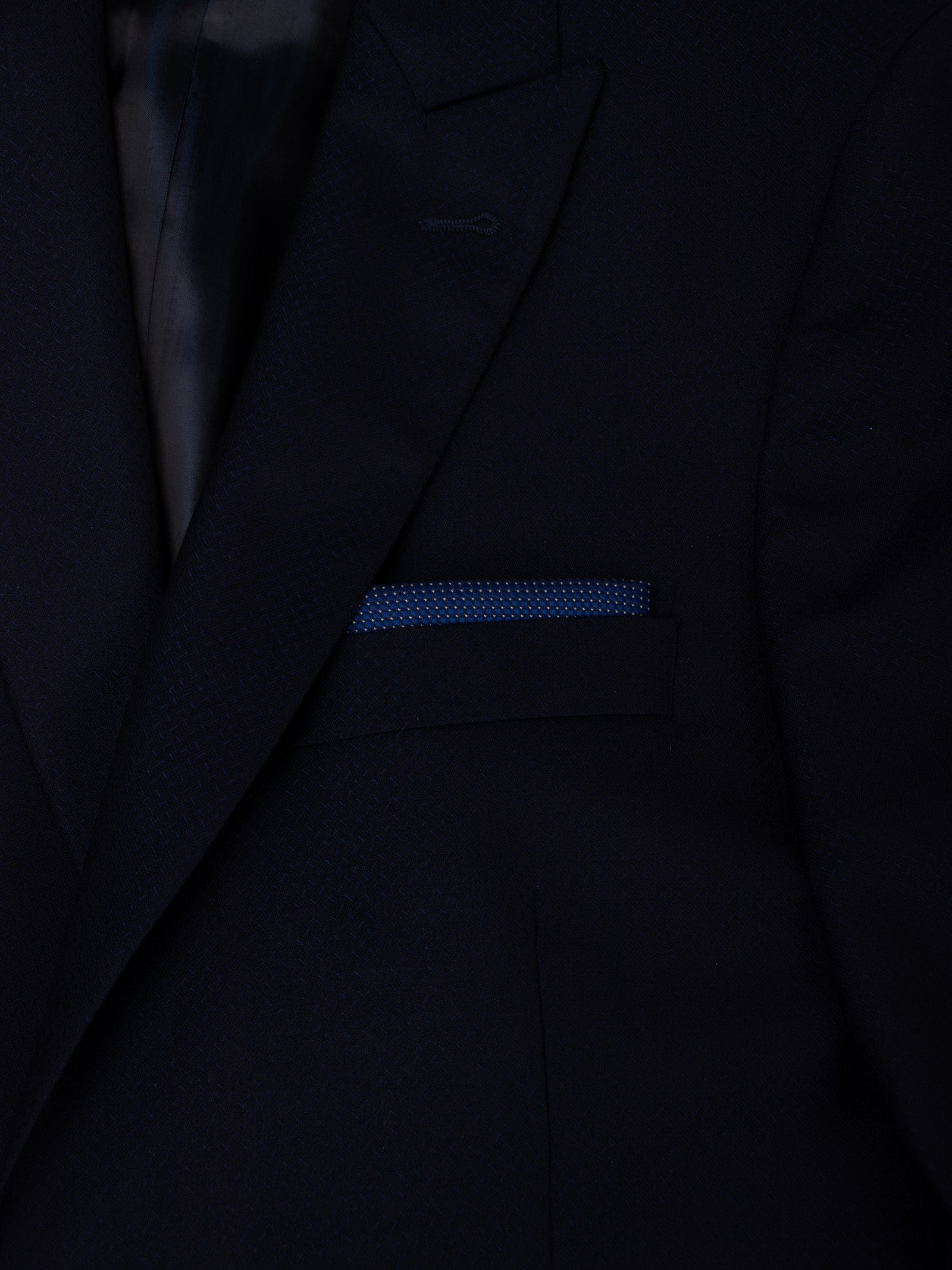 Bicolour structured evening pocket square