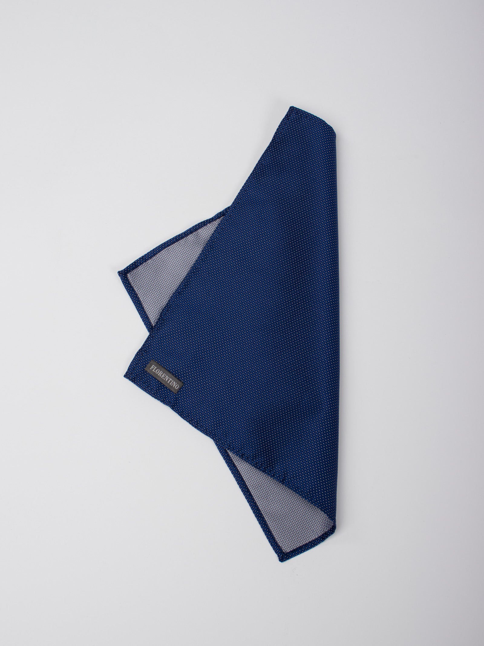 Bicolour structured evening pocket square