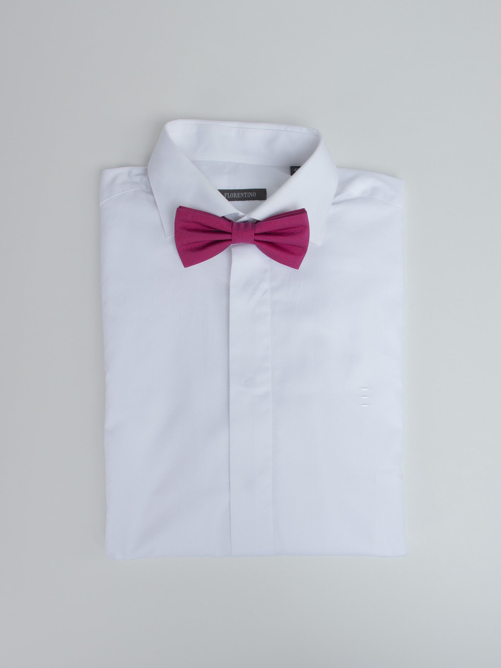 Silk bow tie with micro-pattern