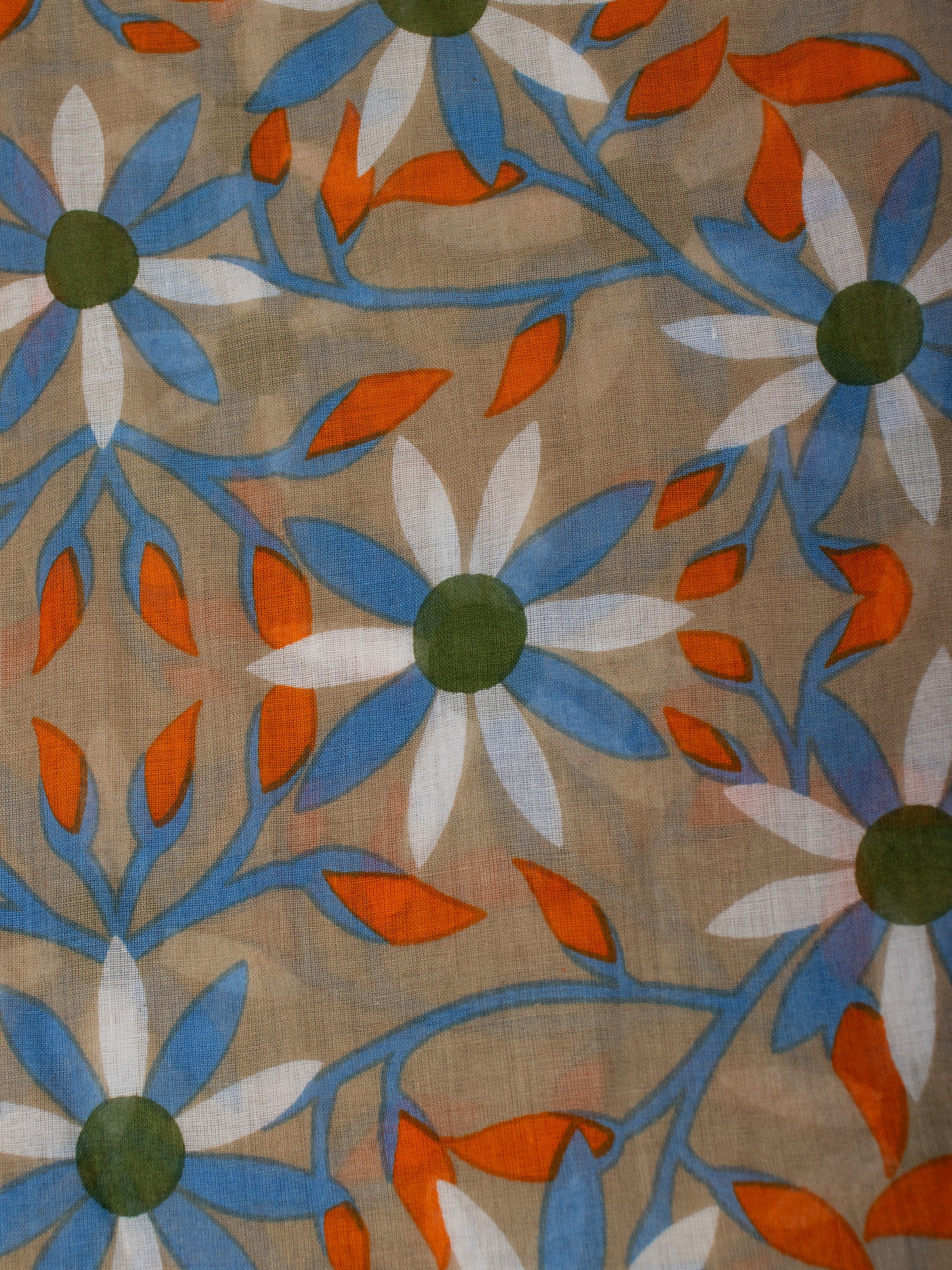 Floral printed scarf