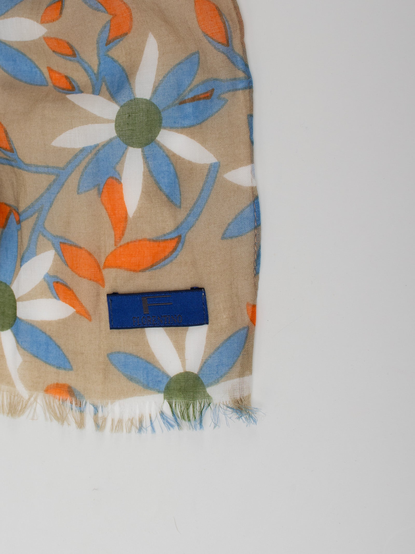 Floral printed scarf