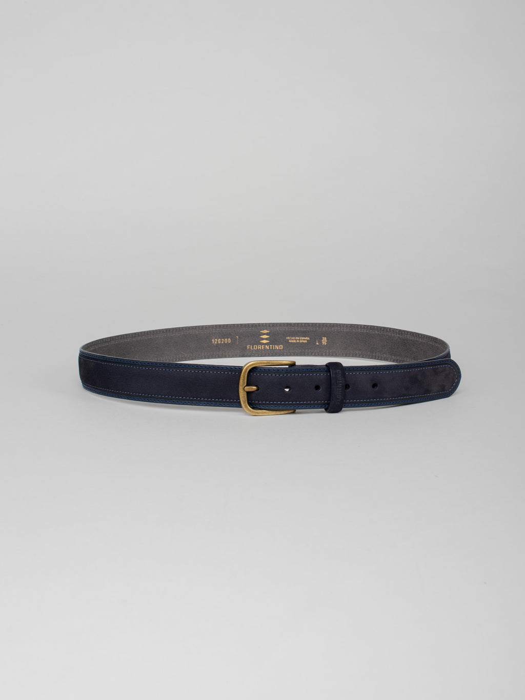 Combined leather belt