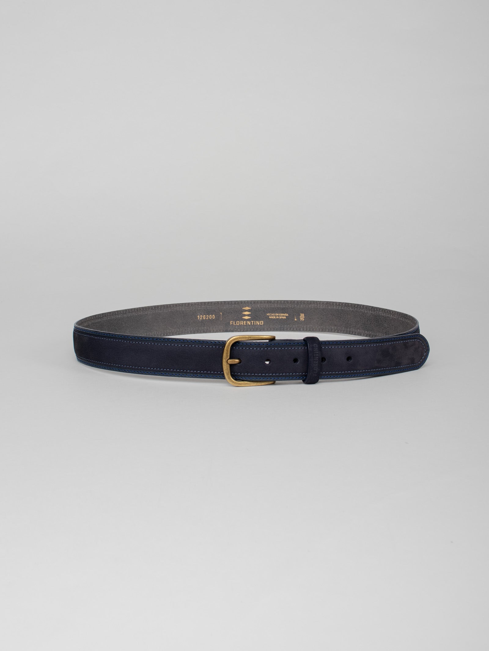Combined leather belt