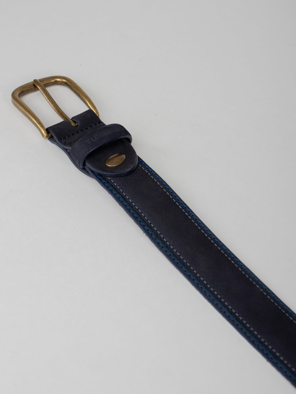 Combined leather belt