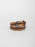 Combined leather belt