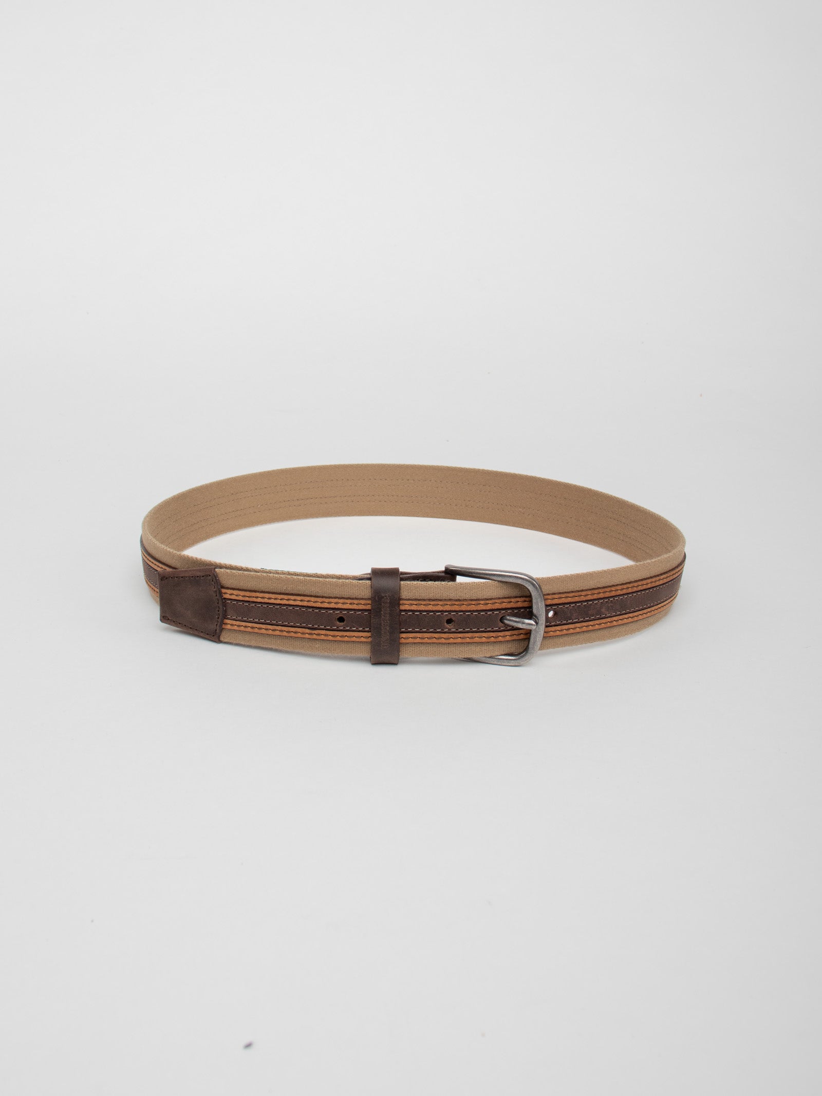 Combined leather belt