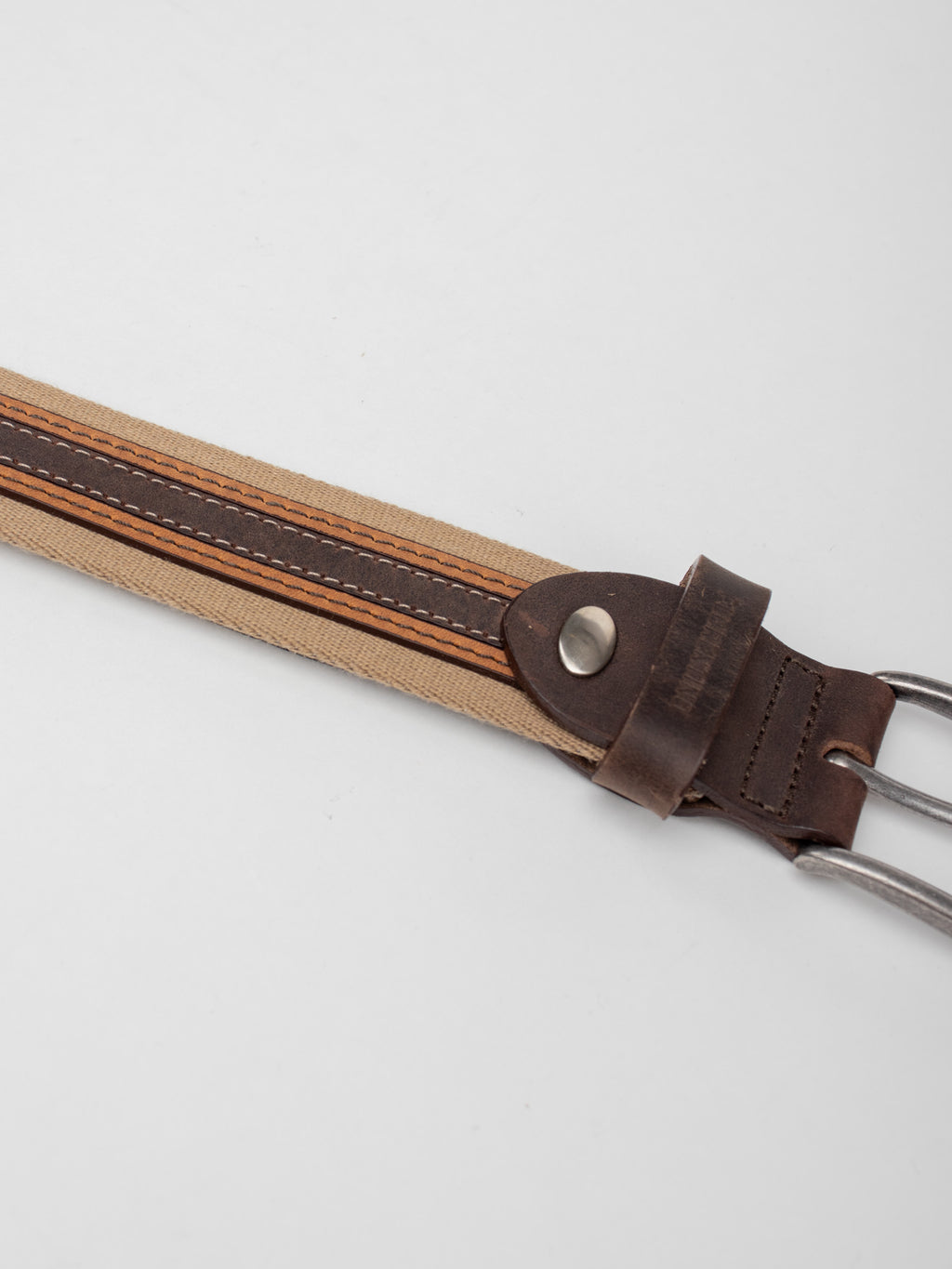 Combined leather belt
