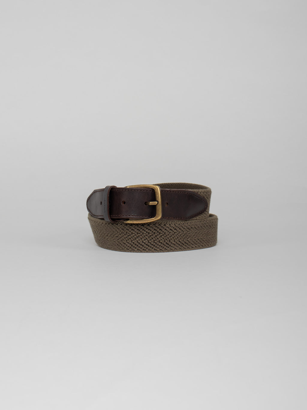 Elastic herringbone belt