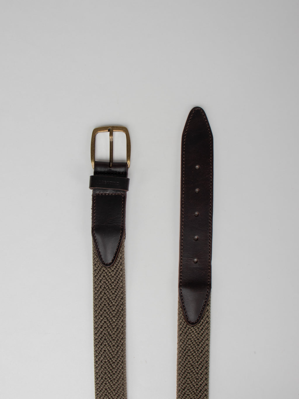 Elastic herringbone belt