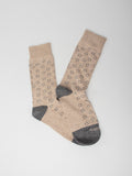 Socks with geometric pattern