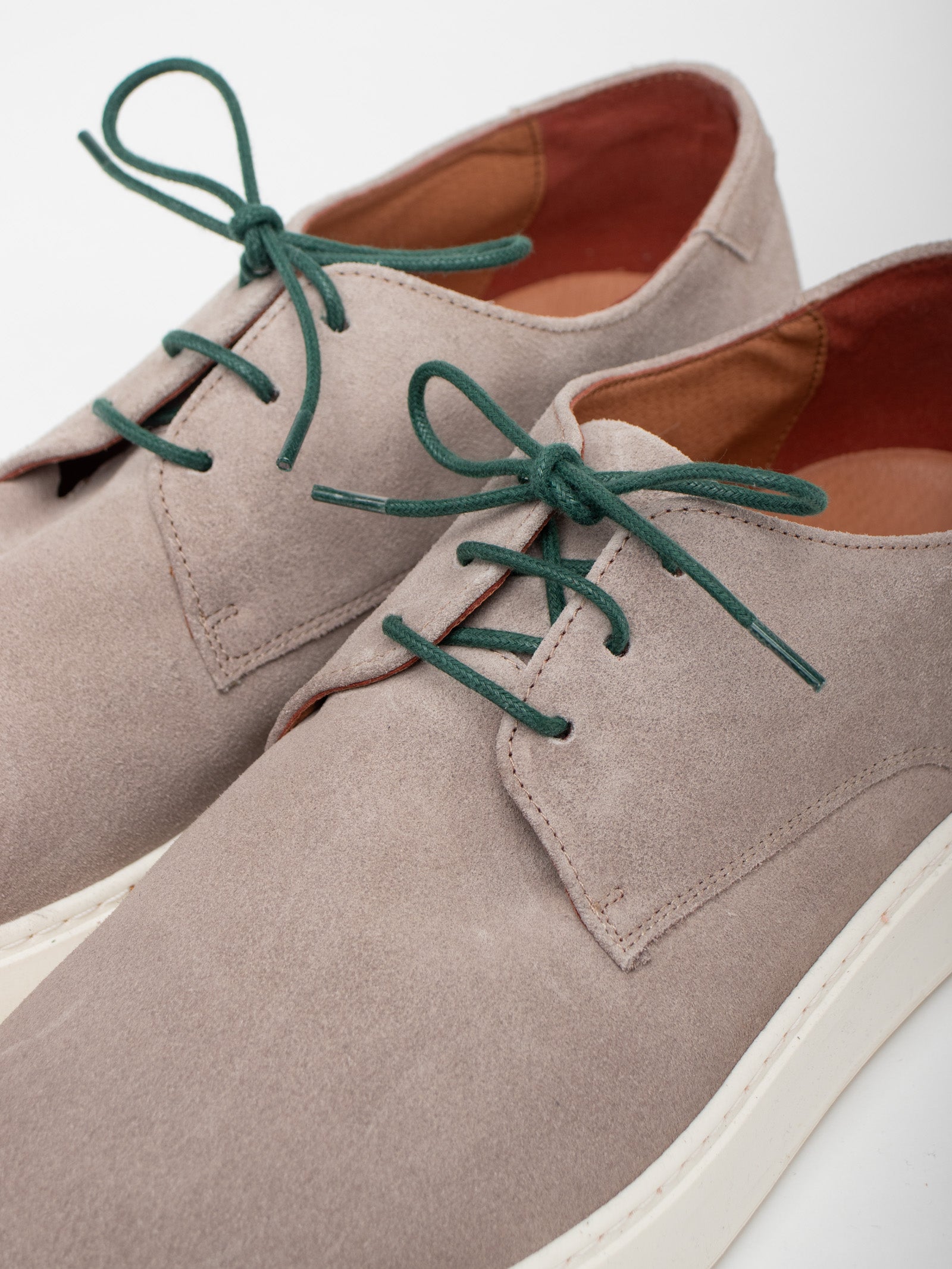 Leather derby shoes