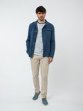 Sobrecamisa denim slim fit