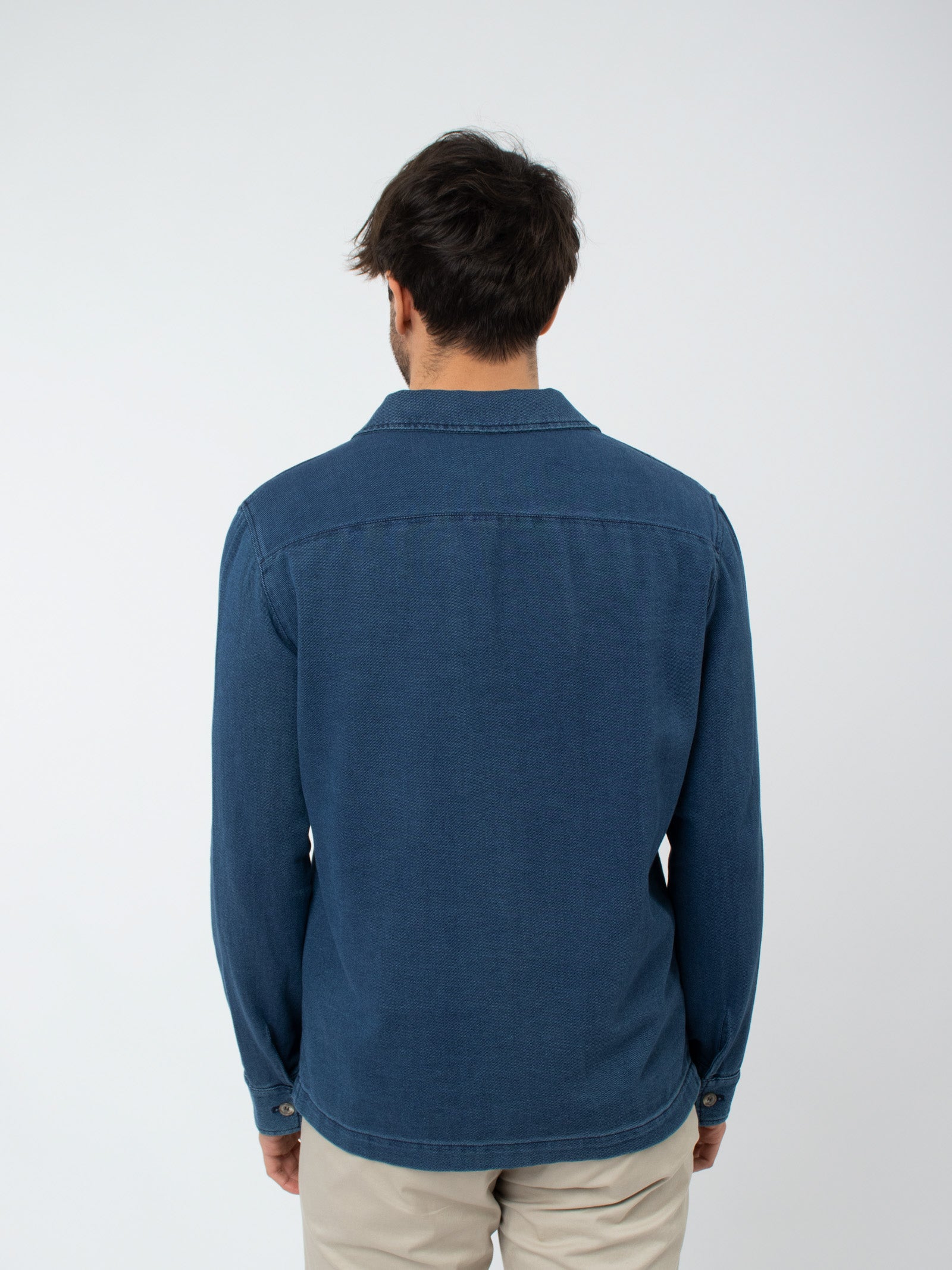 Sobrecamisa denim slim fit