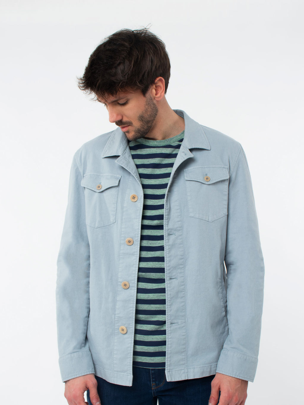 Twill overshirt