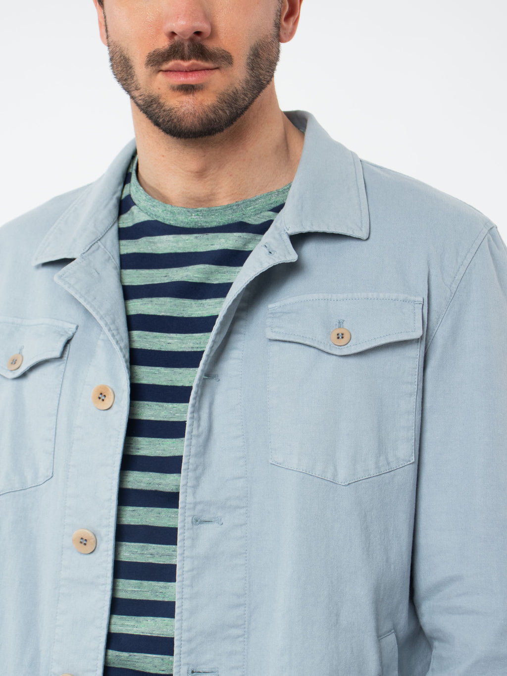 Twill overshirt