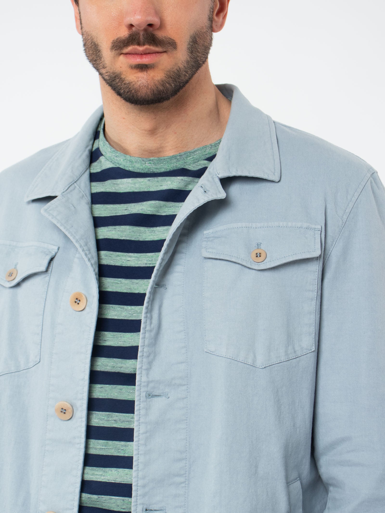 Twill overshirt