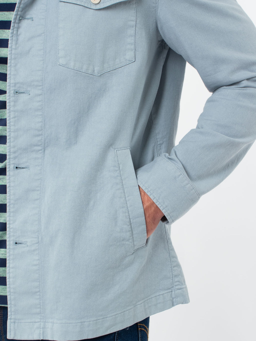 Twill overshirt