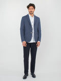 Micro houndstooth blazer