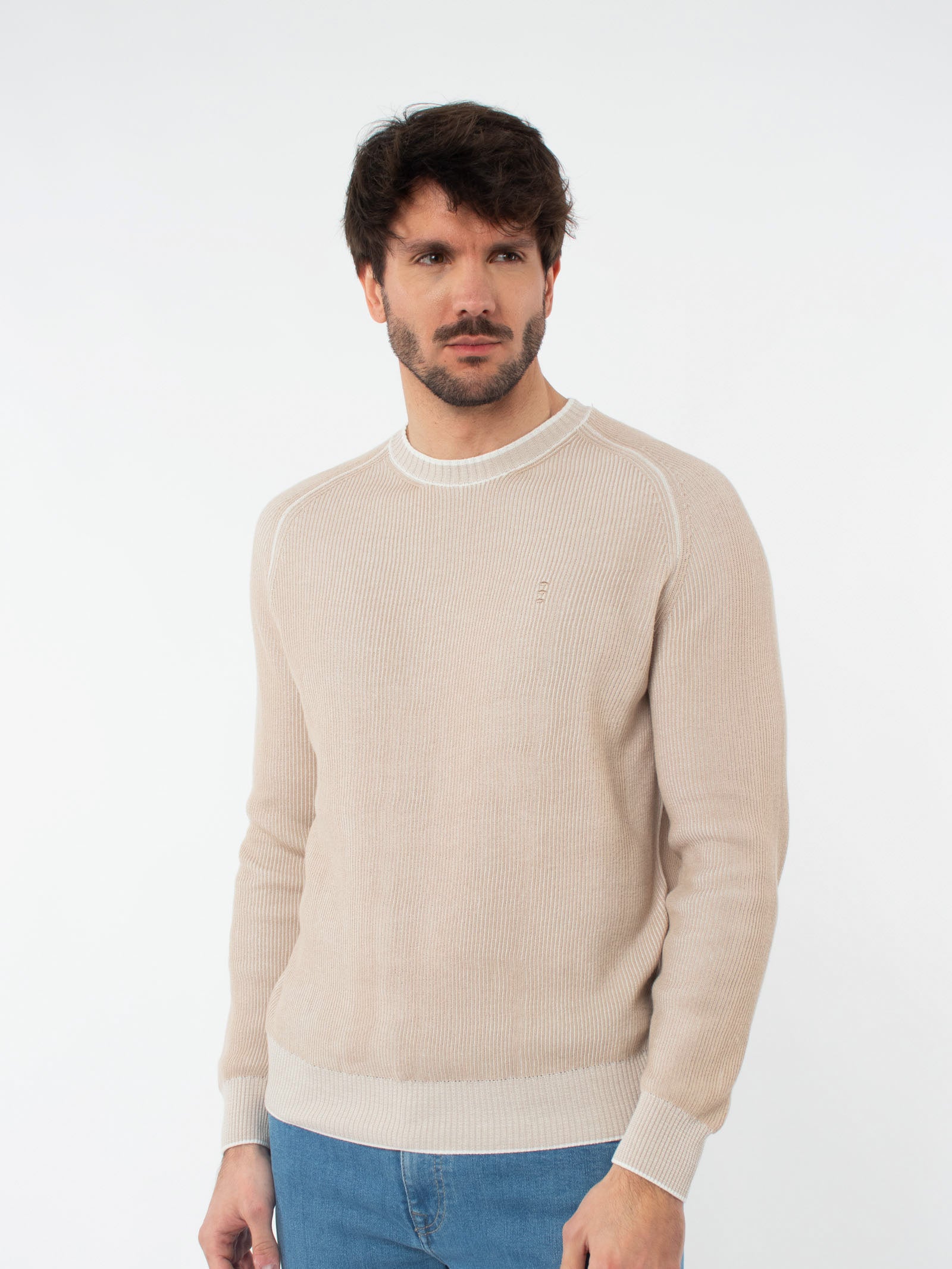 Structured-knit sweater