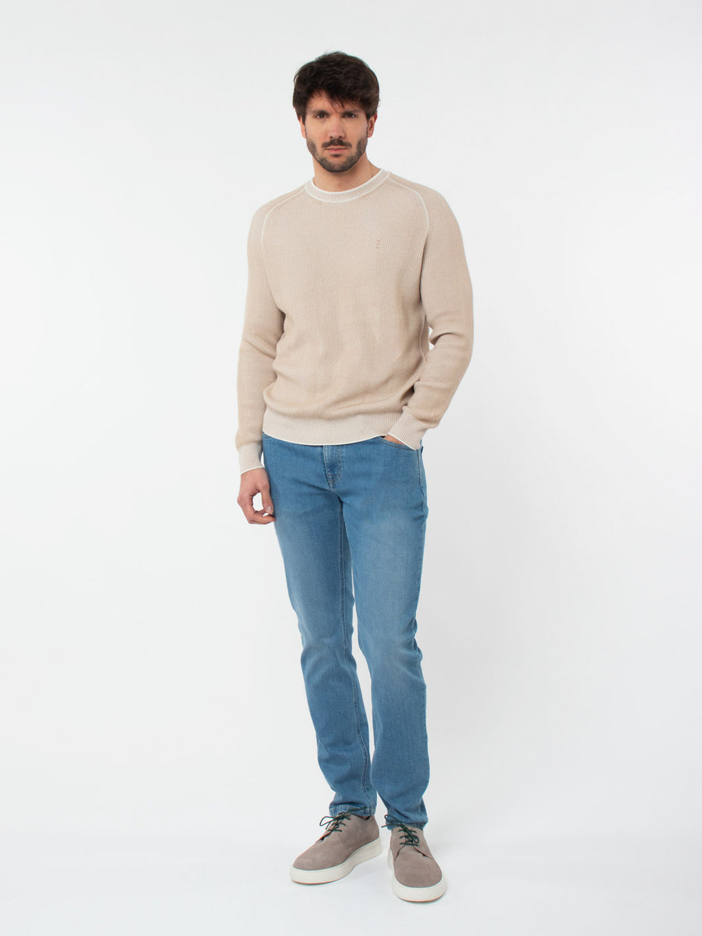 Structured-knit sweater