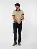 Knitted polo shirt
