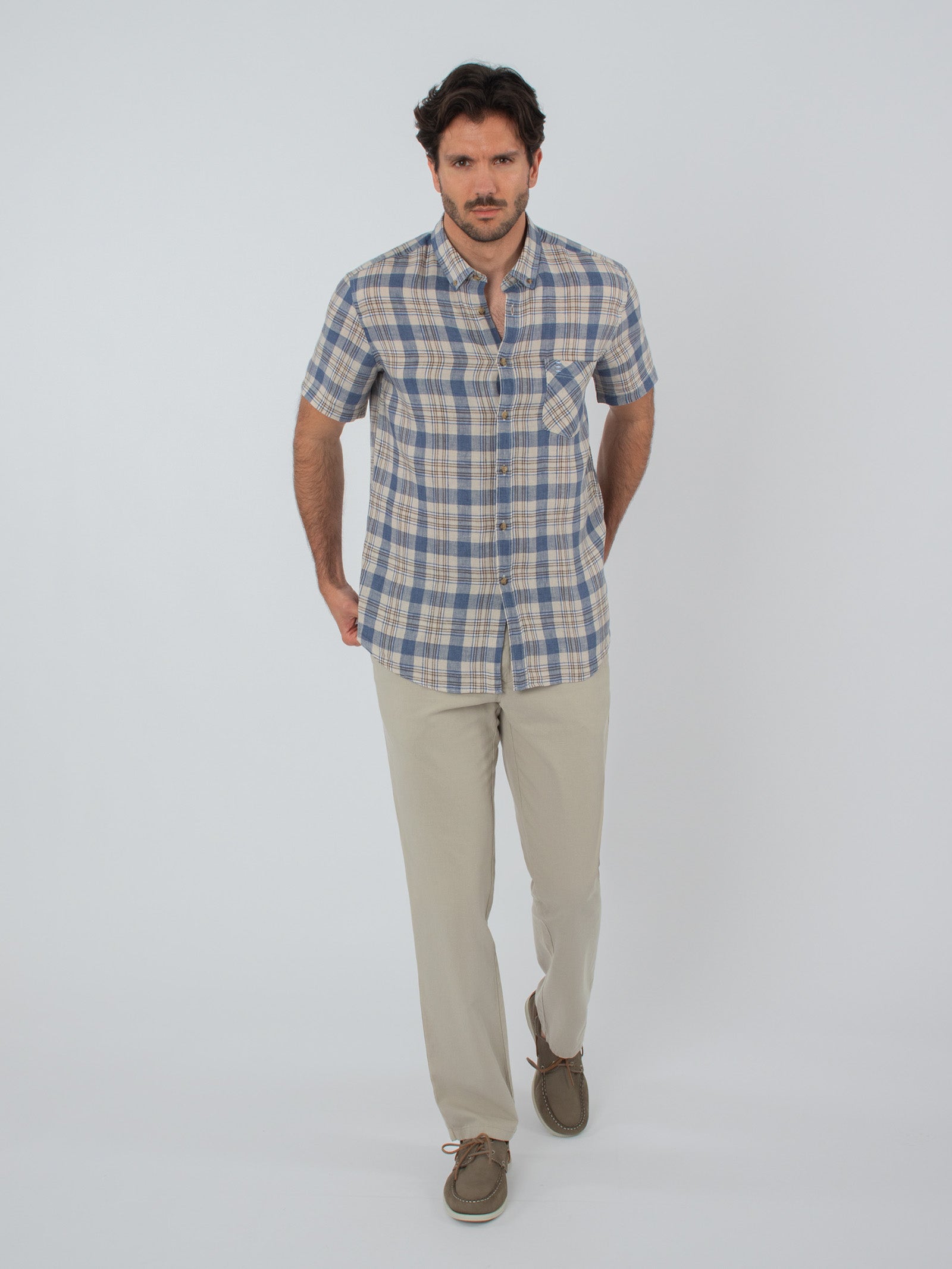 Regular fit chino trousers