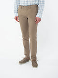 Slim fit textured chinos