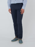 Checked chino trousers