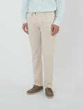 Slim fit chino trousers with pleat