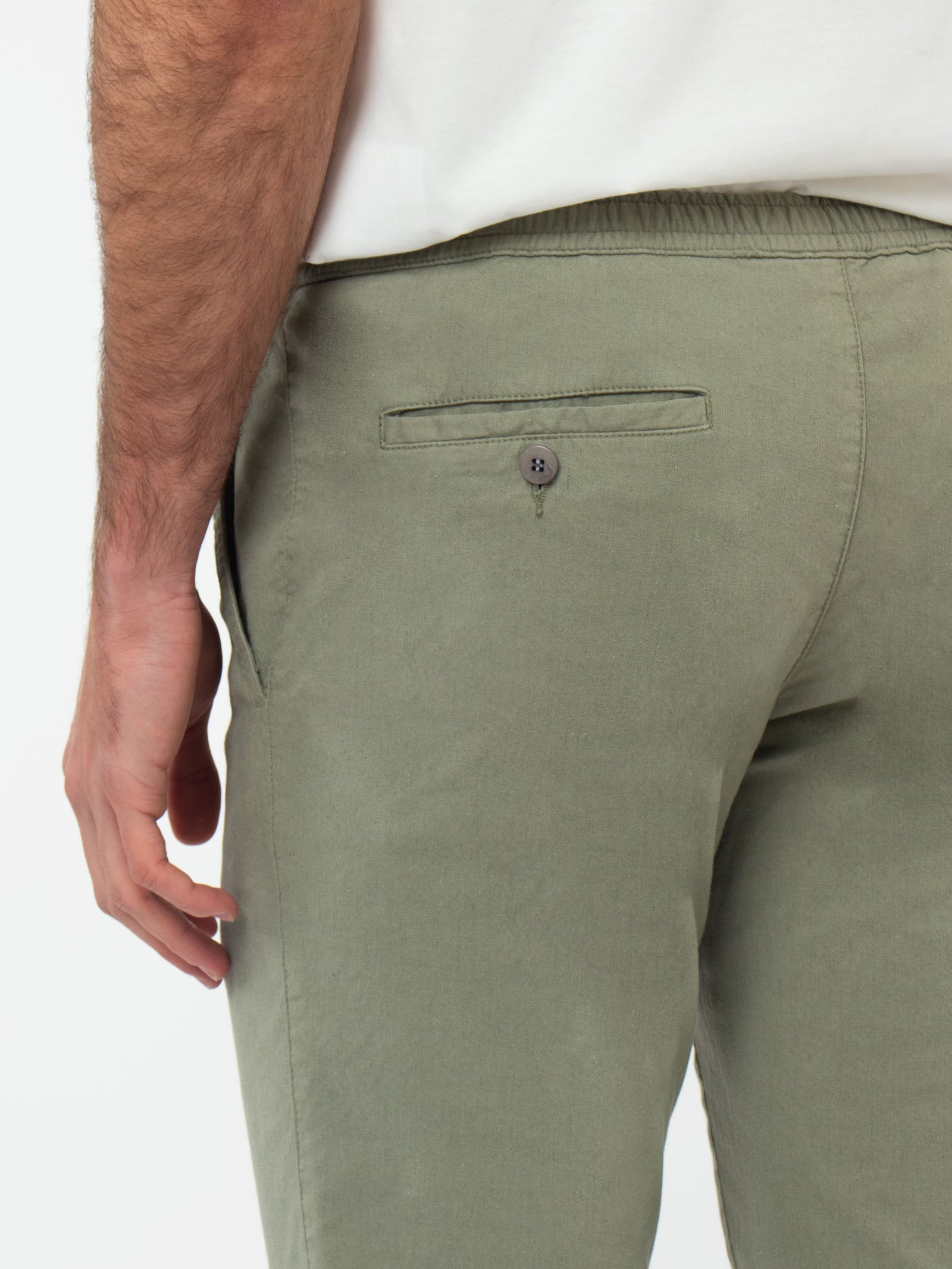 Slim fit twill joggers