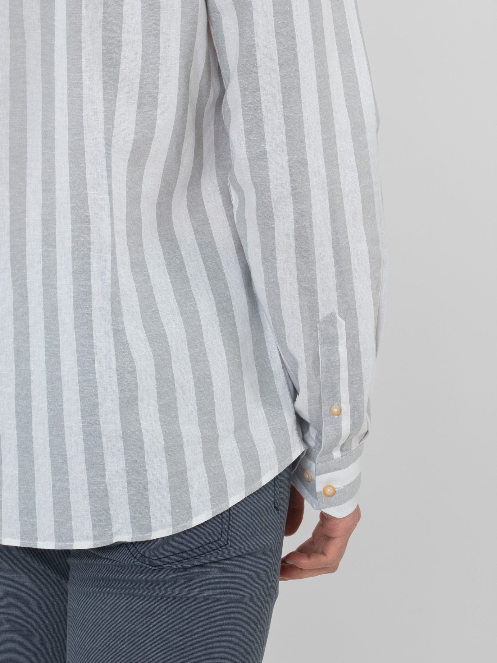 Striped slim fit shirt