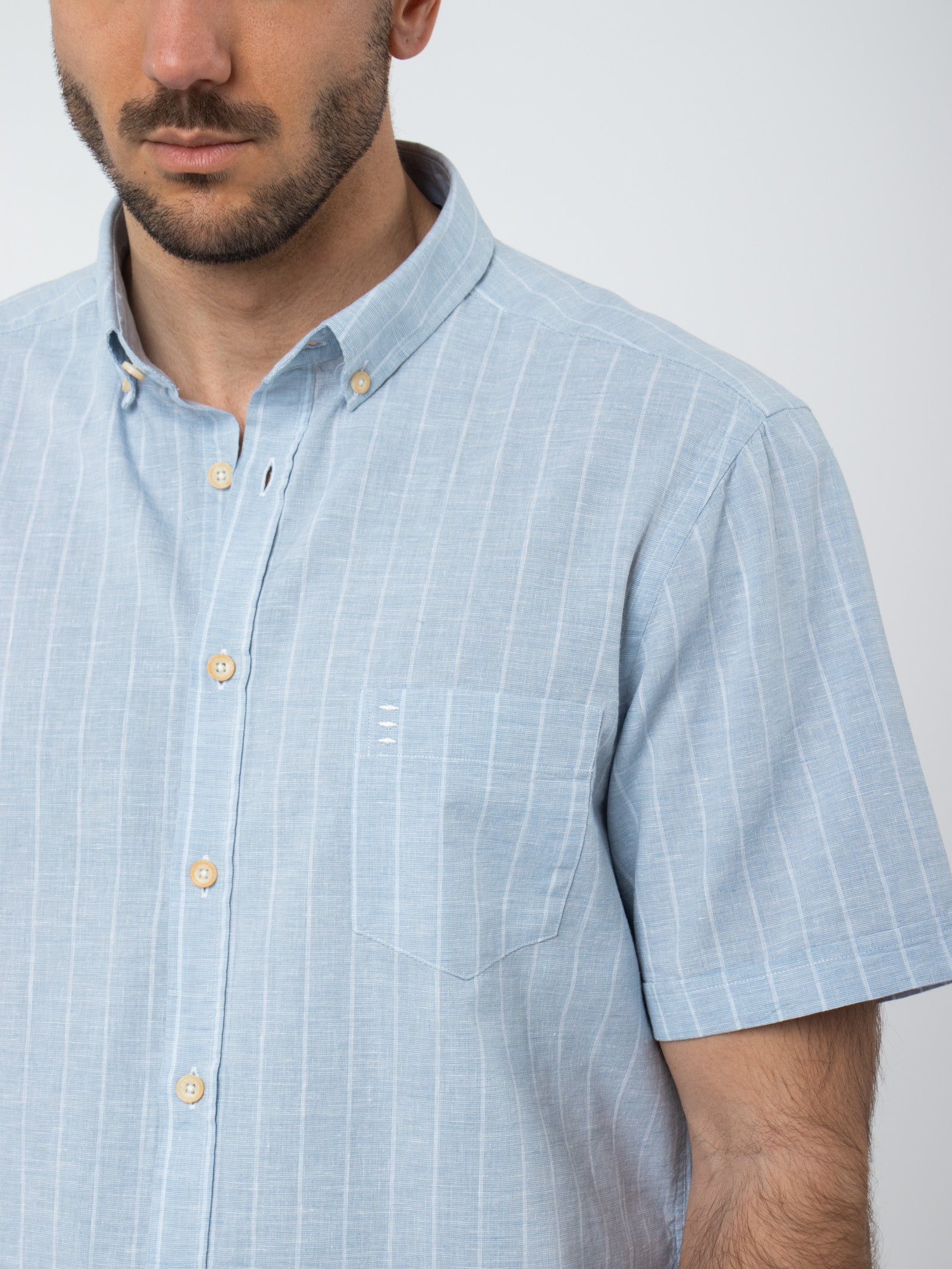 Regular fit striped shirt