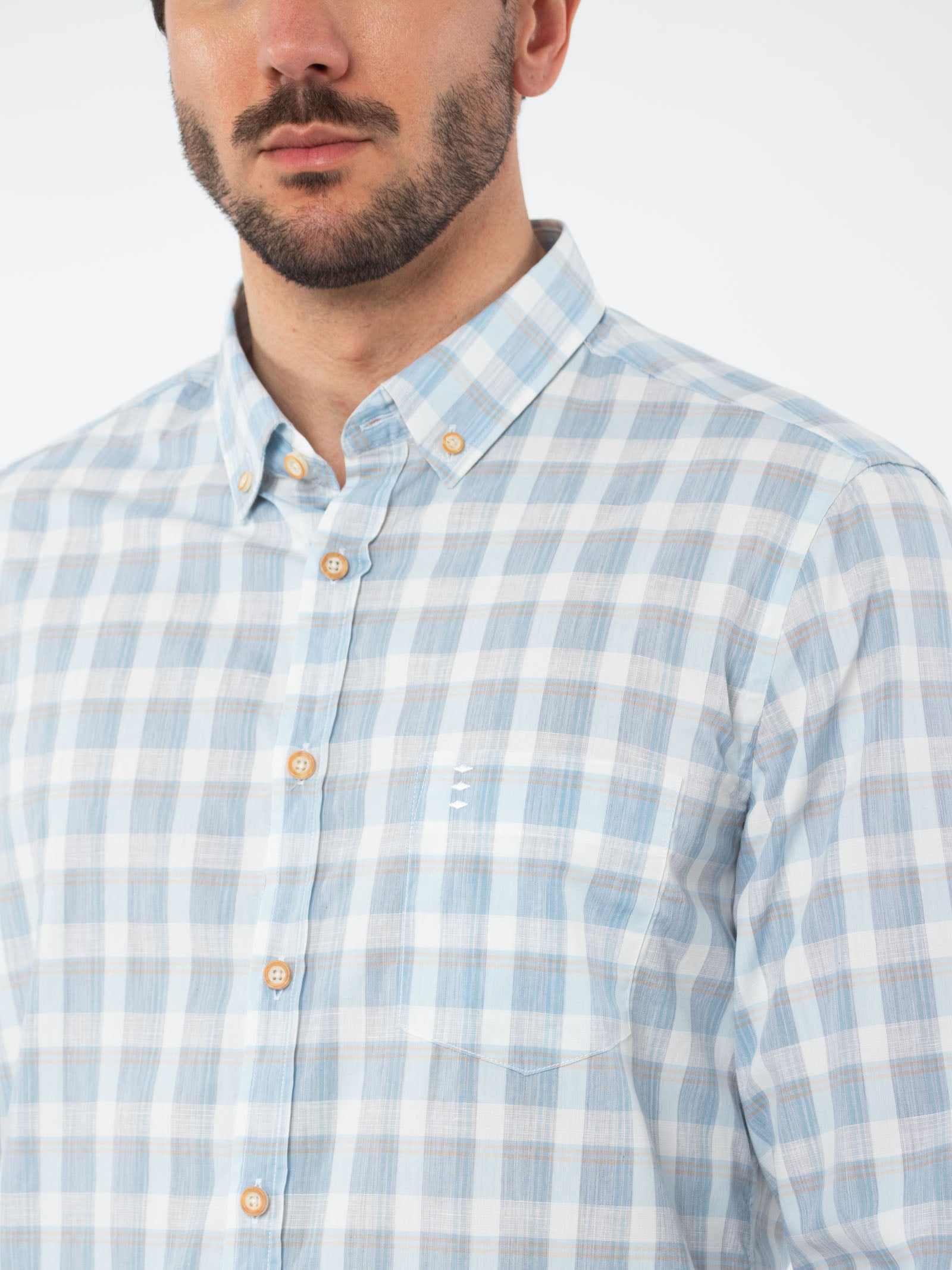 Slim fit check shirt