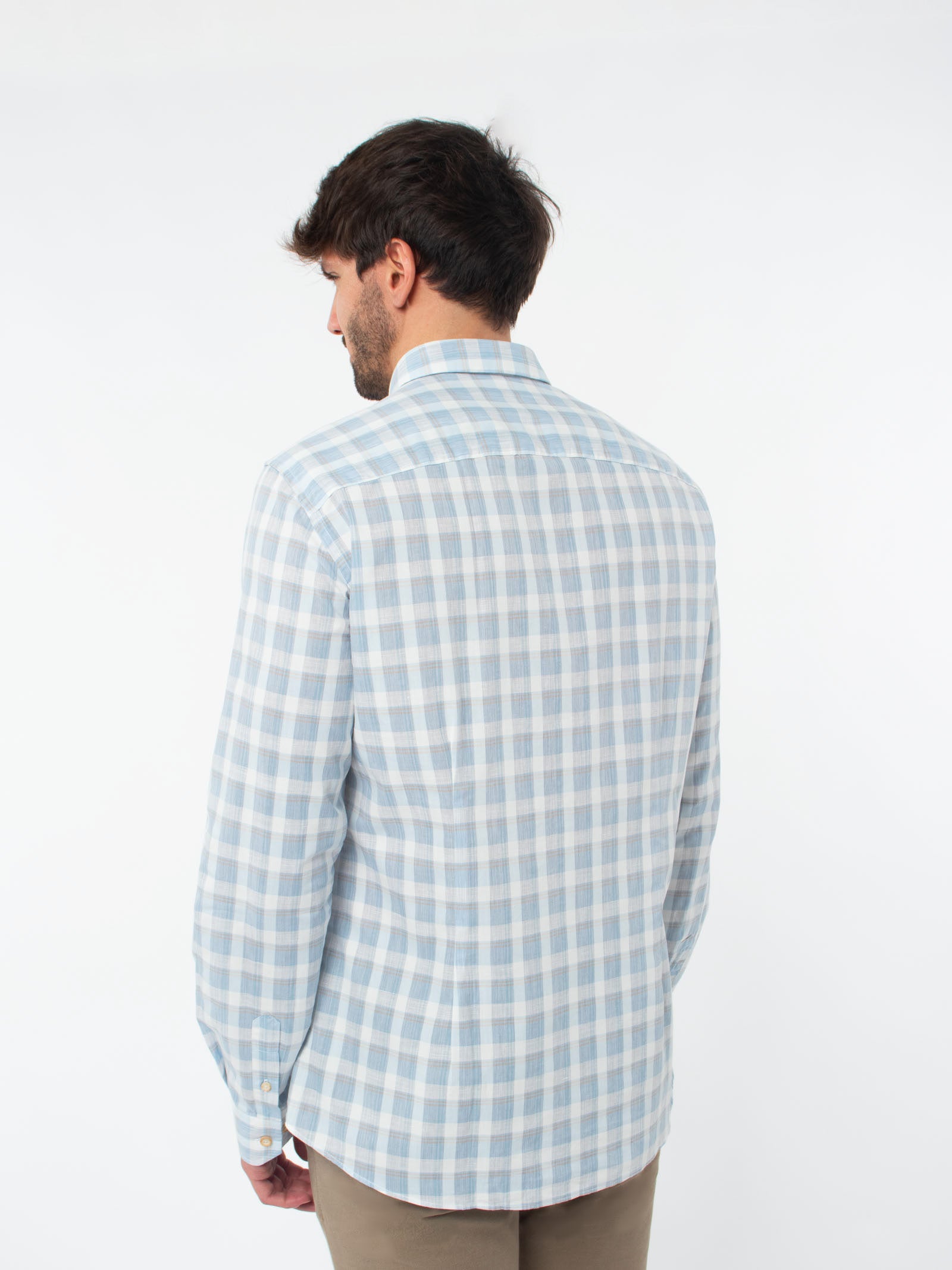 Slim fit check shirt
