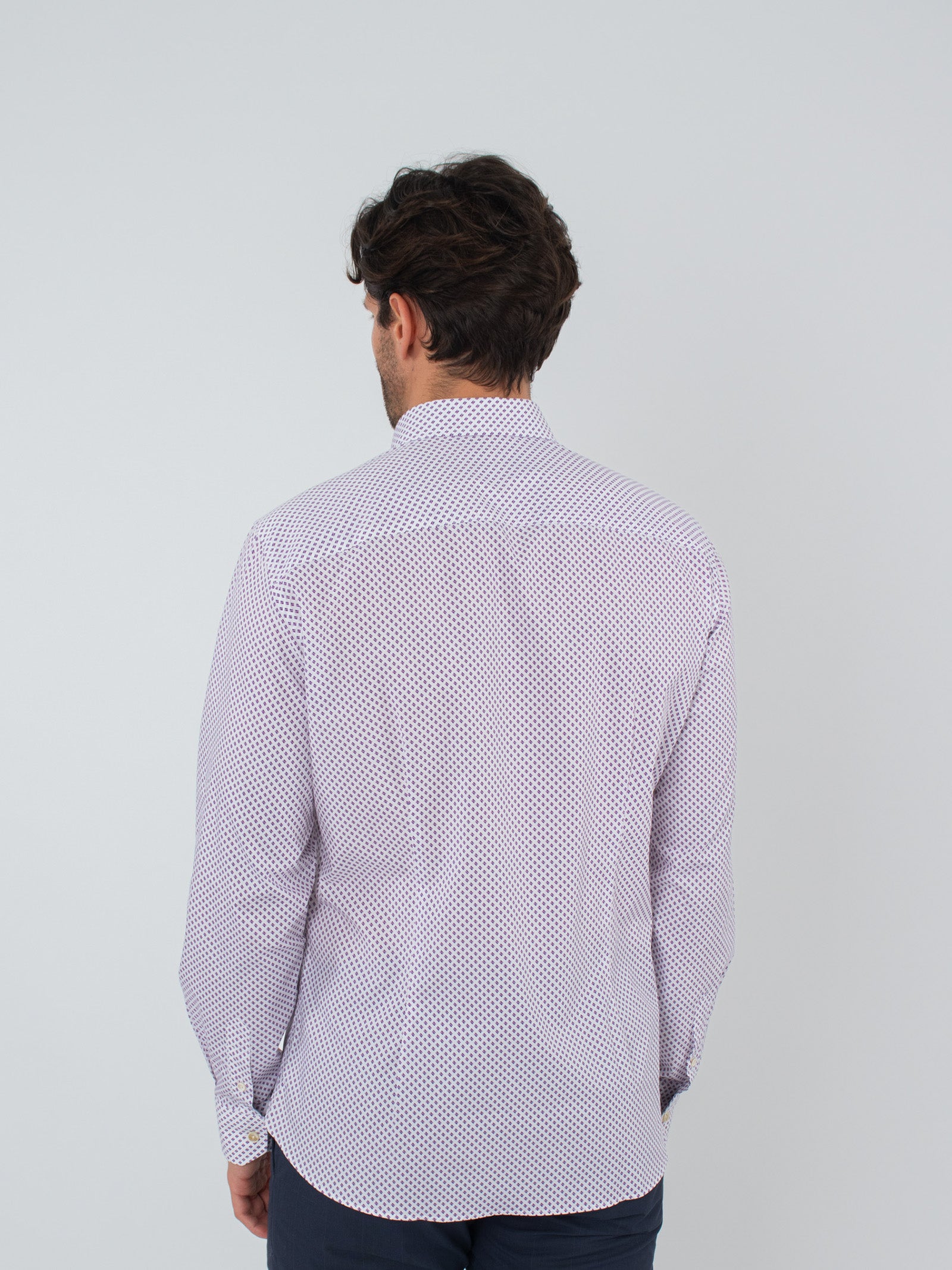 Printed slim fit shirt