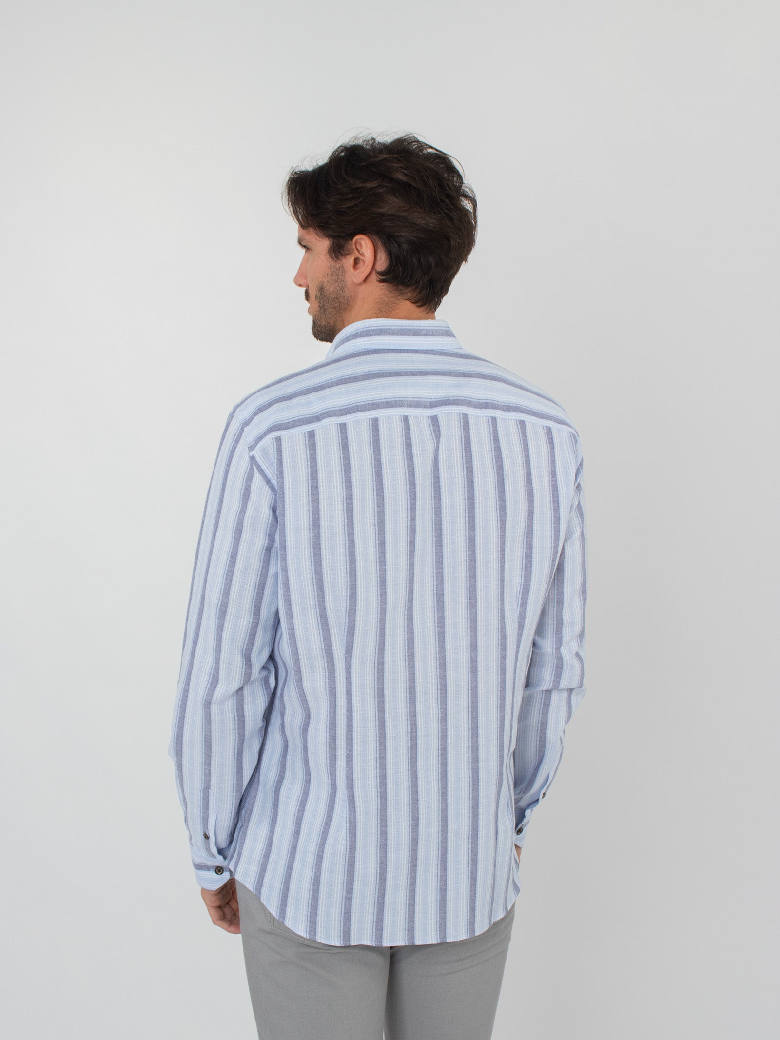 Striped slim fit shirt