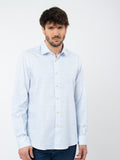 Regular fit shirt with leaves print